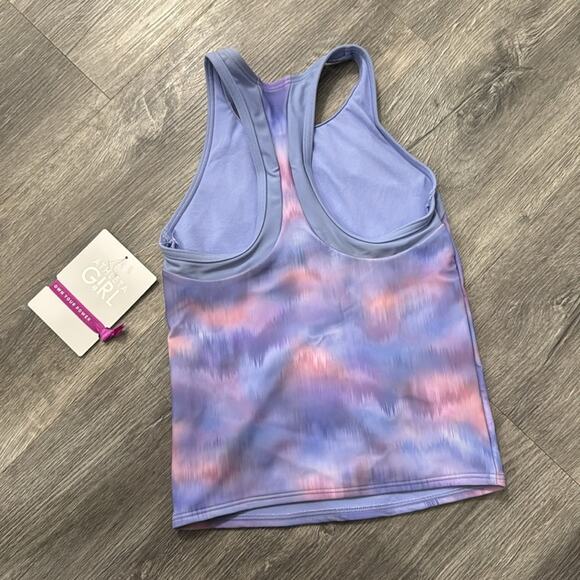 Athleta Girl Sunset High Neck Tankini Swim Top - Size 7 - NWT - Picture 2 of 5